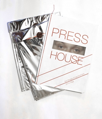 Pres House, book sealed with a stamp in a silver envelope